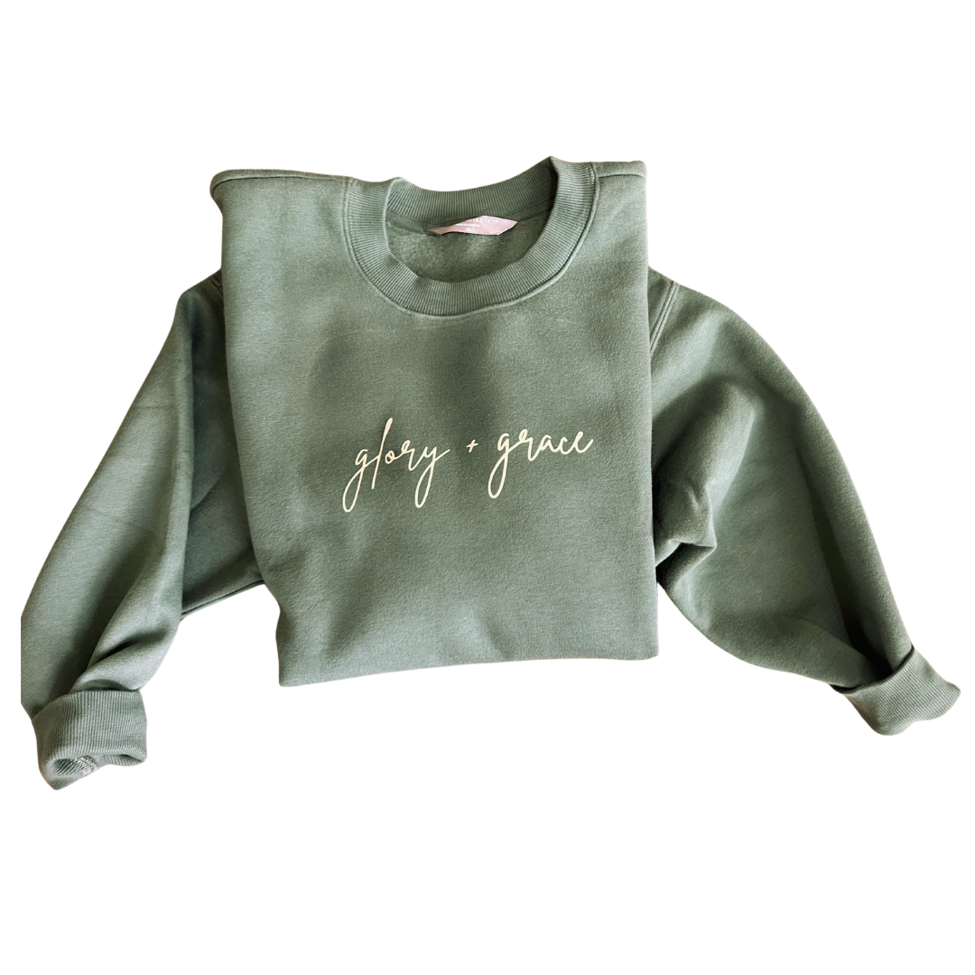 The Glory + Grace Pullover Crew