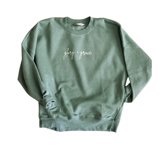 The Glory + Grace Pullover Crew