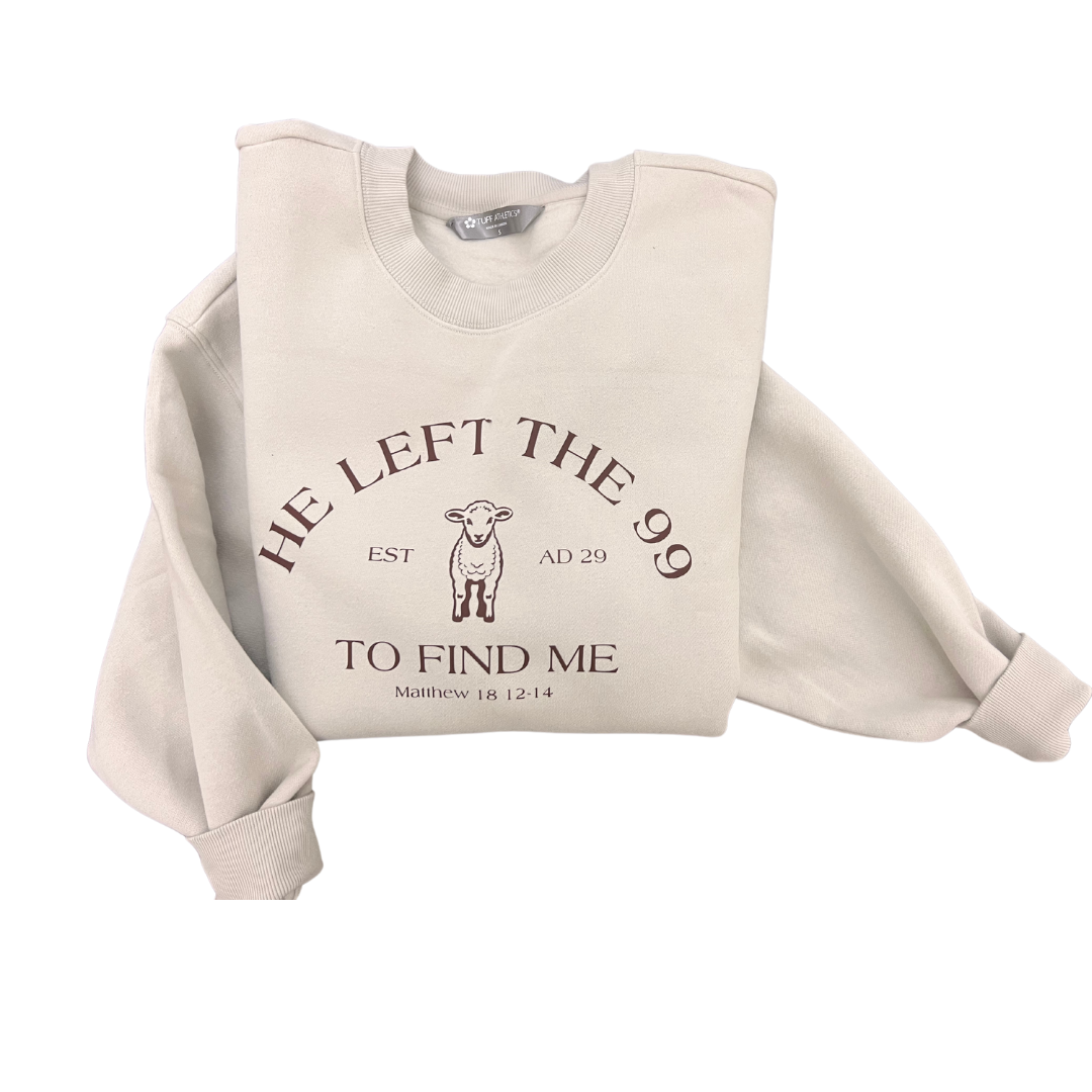 He Left the 99 Crewneck Sweatshirt